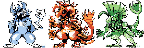 Pokemon gen 1 pixel sprite